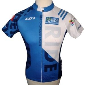 Women's Louis Garneau Sport Cycle Jersey Shirt Canadian Charity Ride 2019 sz Med